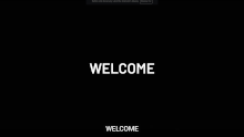 welcome