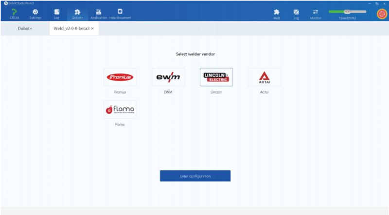 Dobot Welding Software